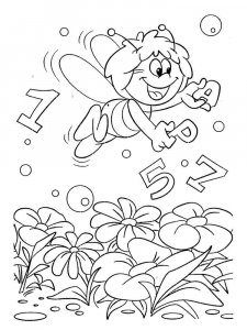 Maya the Bee coloring page 30 - Free printable