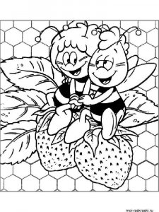Maya the Bee coloring page 4 - Free printable