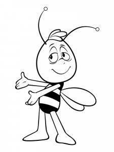 Maya the Bee coloring page 43 - Free printable