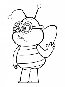 Maya the Bee coloring page 44 - Free printable