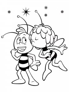 Maya the Bee coloring page 34 - Free printable