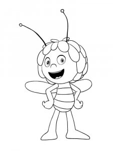 Maya the Bee coloring page 37 - Free printable