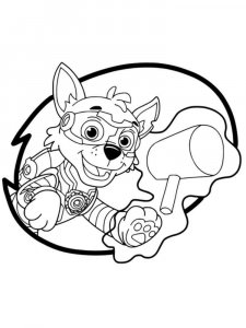 Mighty Pups coloring page 17 - Free printable