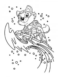 Mighty Pups coloring page 7 - Free printable