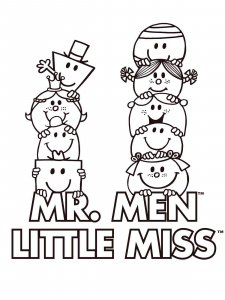 Mr. Men coloring page 7 - Free printable