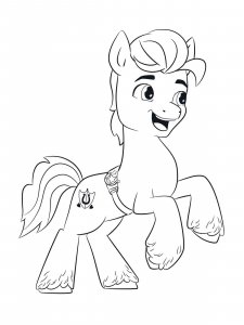 My Little Pony: A New Generation coloring page 3 - Free printable