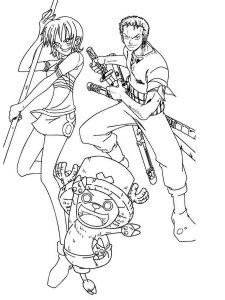 One Piece coloring page 30 - Free printable