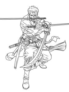 One Piece coloring page 4 - Free printable