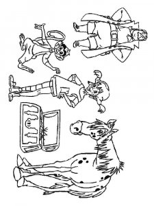 Pippi Longstocking coloring page 5 - Free printable