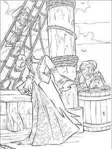 Pirates of the Caribbean coloring page 19 - Free printable
