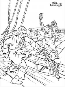 Pirates of the Caribbean coloring page 20 - Free printable