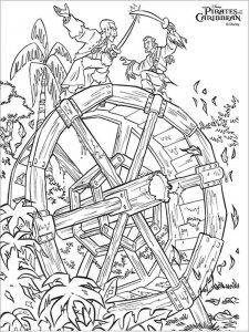 Pirates of the Caribbean coloring page 23 - Free printable