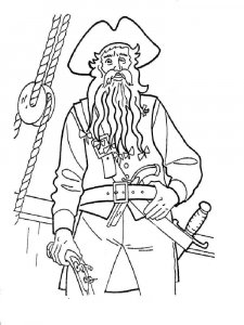 Pirates of the Caribbean coloring page 25 - Free printable