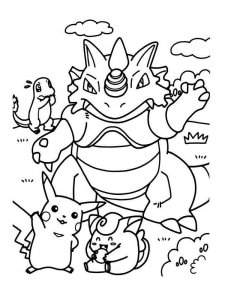 Pokemon coloring page 24 - Free printable