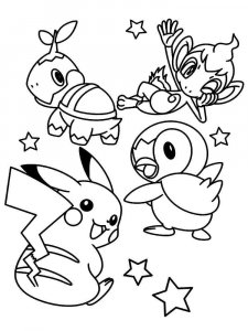 Pokemon coloring page 62 - Free printable