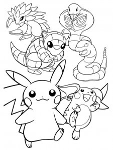 Pokemon coloring page 91 - Free printable