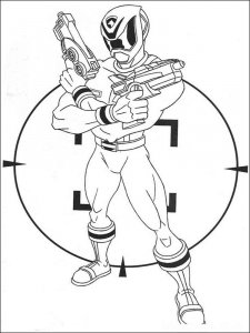 Power Rangers coloring page 10 - Free printable