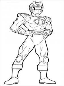 Power Rangers coloring page 12 - Free printable