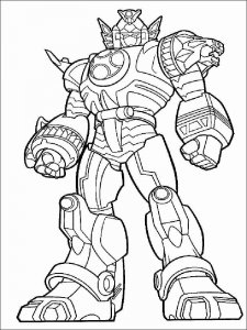 Power Rangers coloring page 13 - Free printable