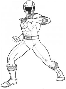Power Rangers coloring page 15 - Free printable