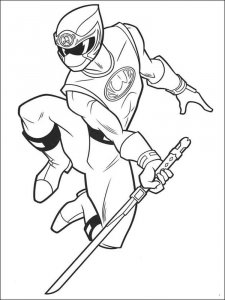 Power Rangers coloring page 16 - Free printable
