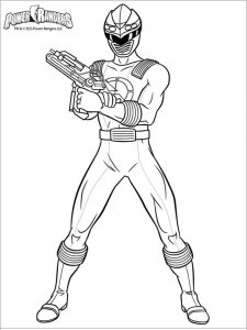 Power Rangers coloring page 17 - Free printable