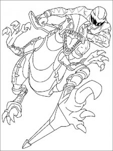 Power Rangers coloring page 18 - Free printable