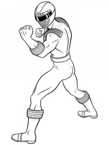 Power Rangers coloring page 22 - Free printable