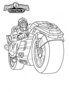 Power Rangers coloring page 23 - Free printable