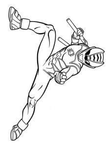 Power Rangers coloring page 24 - Free printable
