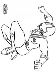 Power Rangers coloring page 4 - Free printable