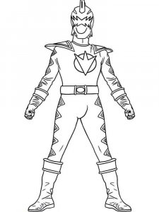 Power Rangers coloring page 8 - Free printable