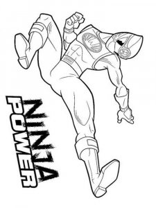 Power Rangers coloring page 9 - Free printable