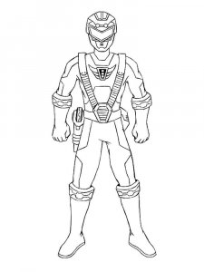 Power Rangers coloring page 29 - Free printable