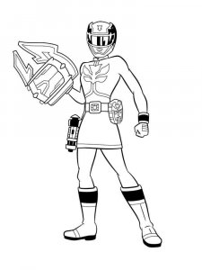 Power Rangers coloring page 39 - Free printable