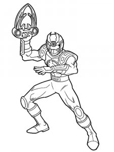 Power Rangers coloring page 40 - Free printable