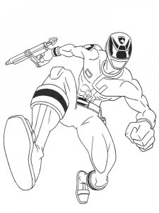 Power Rangers coloring page 43 - Free printable