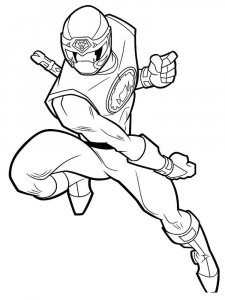 Power Rangers coloring page 45 - Free printable