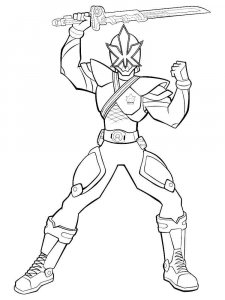 Power Rangers coloring page 46 - Free printable