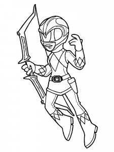 Power Rangers coloring page 30 - Free printable