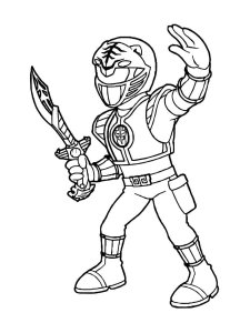 Power Rangers coloring page 48 - Free printable