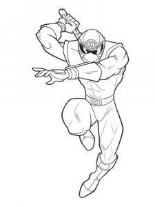 Power Rangers coloring page 31 - Free printable