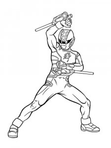 Power Rangers coloring page 33 - Free printable