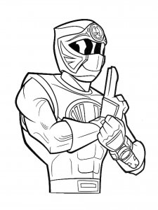 Power Rangers coloring page 34 - Free printable