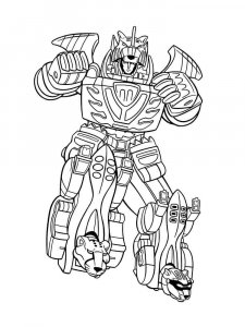 Power Rangers coloring page 35 - Free printable
