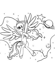 Princess Luna coloring page 5 - Free printable