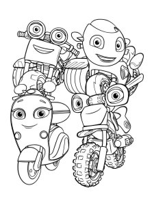 Ricky Zoom coloring page 1 - Free printable