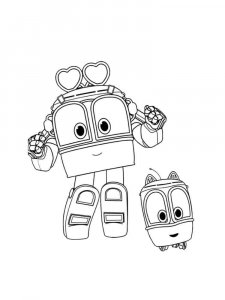 Robot Trains coloring page 27 - Free printable