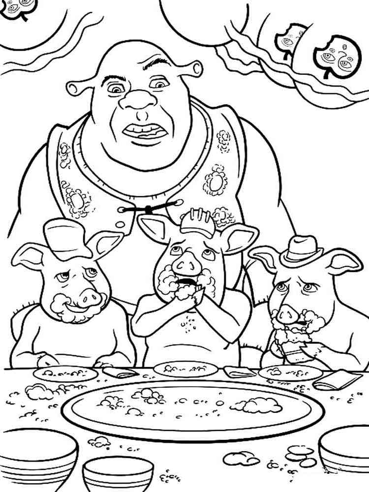 fairy godmother shrek 2 coloring pages - photo #19