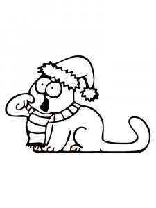 Simon's Cat coloring page 10 - Free printable